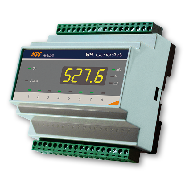 MDS AI-8UI Модуль ввода аналоговых сигналов тока и напряжения