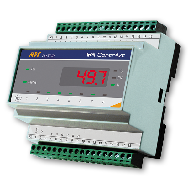 MDS AI-8TC Модуль ввода сигналов термопар, тока и напряжения