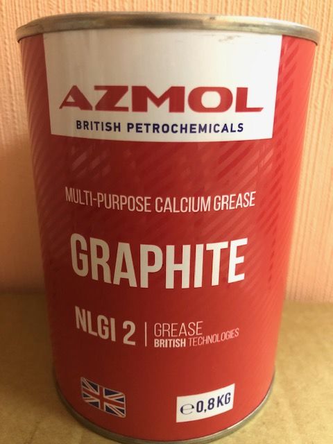 Смазка AZMOL графитовая банка 0,8 кг