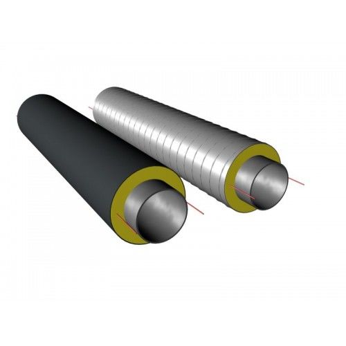 Труба в ППУ изоляции 159/250 мм, стенка 4,5 мм, ППУ-П с ОДК
