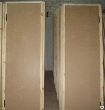 Двери деревянные ДВП ДГ ГОСТ 6629-88 размер 21-9 без окраски