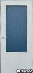 Двери тамбурные ДВП ДУ, ДН с фрамугой, размер 2400-1300 мм, краска ВДАК