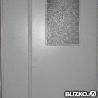 Тамбурные двери ДВП ДУ, ДН с фрамугой, размер 2400-1300 мм, без окраски