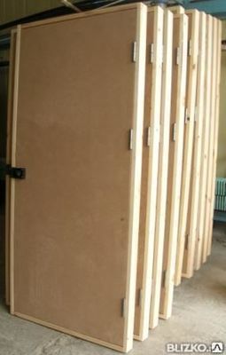 Дверь деревянная щитовая ДН 21-11 ГЛ, ГОСТ 24698-81 (без окраски)