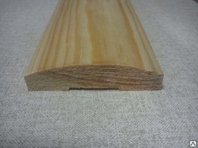 Наличник деревянный для дверей из сосны(полукруглый/плоский)