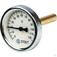 Термометр радиальный биметал ТБ-2Р (5050 °C) 100 1,5