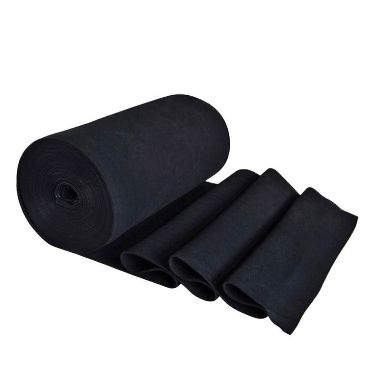 Войлок акустический для шумоизоляции Синтефелт, 900 г/м2, ш. 1.5 м, черный