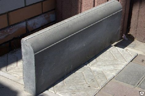 Камень бортовой бетонный для садовых дорожек