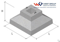 Фундамент стаканного типа под колонны 400х400