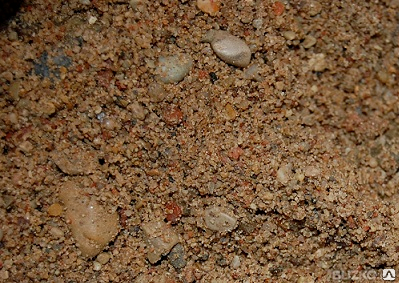 Обогащенная песчано-гравийная смесь в мешках