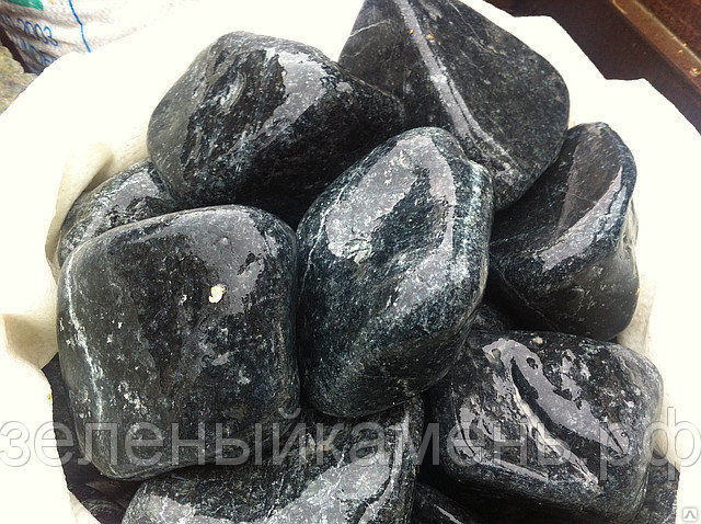 Пироксенит "Темный рыцарь" для бани и сауны (Хакасия), цена в Перми от ...