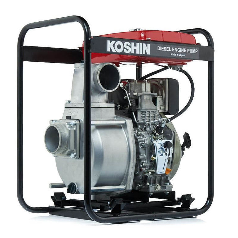 Дизельная мотопомпа для сильно-загрязненных вод Koshin STY-100D KOSHIN