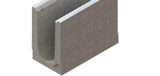 Лотки водоотводные BetoMax Plus DN300 бетонные каскадом h310-h810 под решетку кл .D400, E600, F900