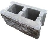 Камень стеновой пустотелый с пазами «рваный камень» КСЛ-ПР-ПС-39, М150-200 (вибропрессован)