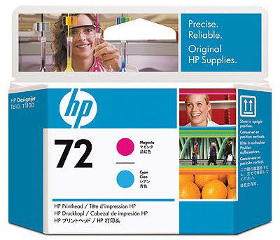 HP Печатающая головка Print Head №72 Magenta & Cyan (C9383A)