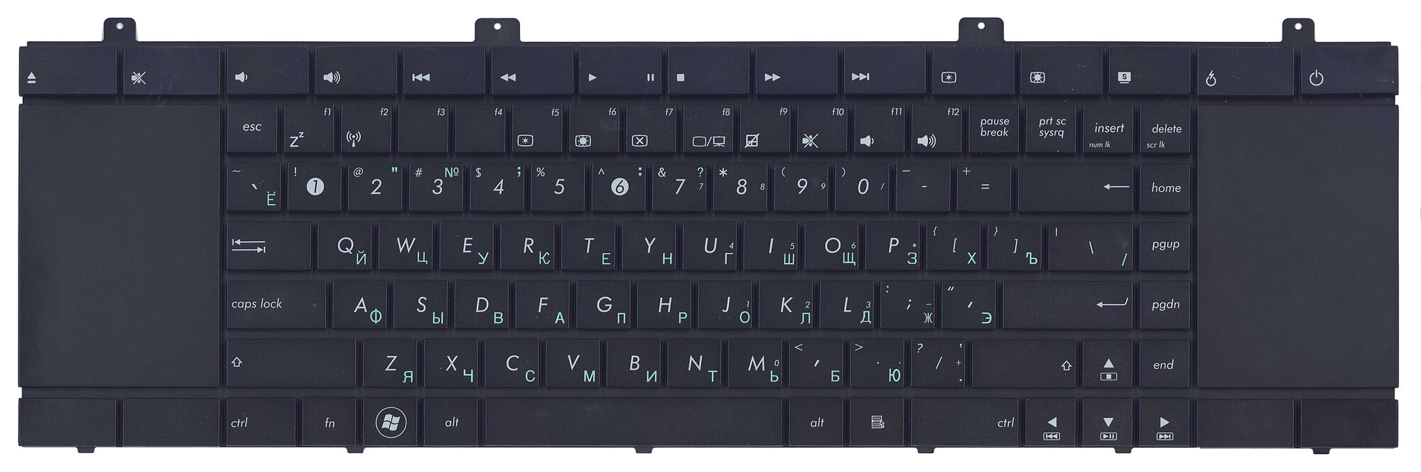 Клавиатура для Asus NX90J NX90JQ p/n: MP-09P73SU9528, 0KN0-HR1RU02