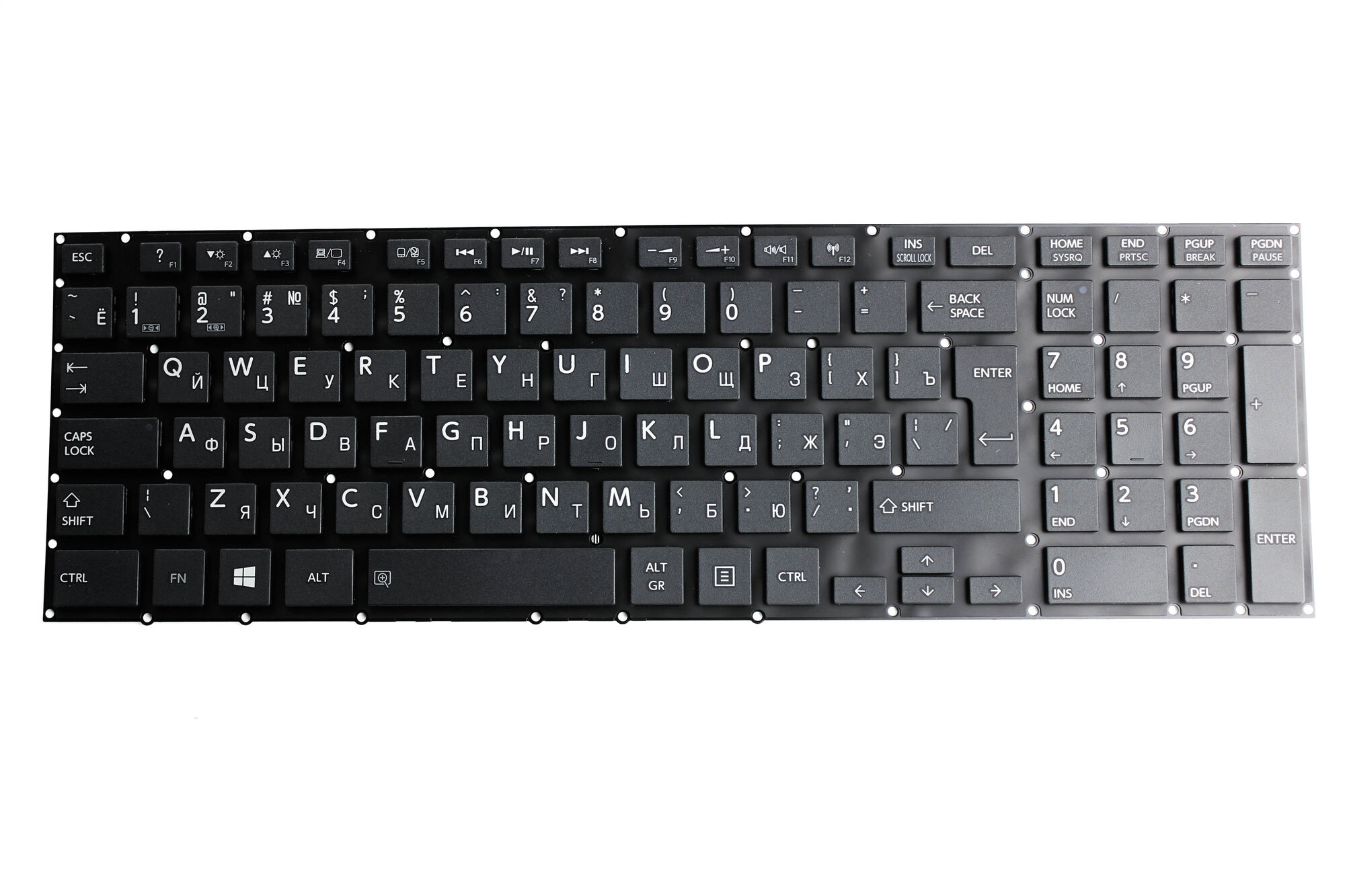 Клавиатура для ноутбука Toshiba P50 P55 p/n: 0KN0-C35RU11, 0KN0-CK3LA13, 6037B0084102, 9Z.N7TSV.021