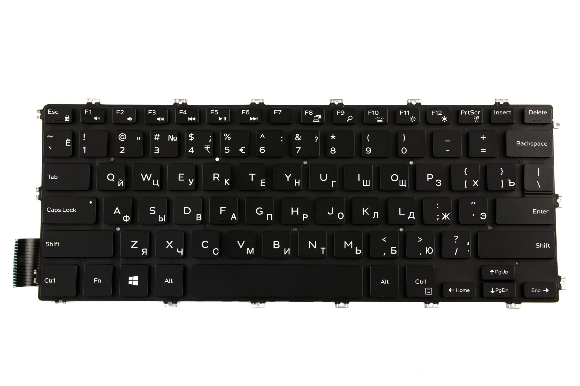 Клавиатура для ноутбука Dell Inspiron 14-5480 5481 5482 без подсветки p/n: 01FRHK, 4900EZ070C1B