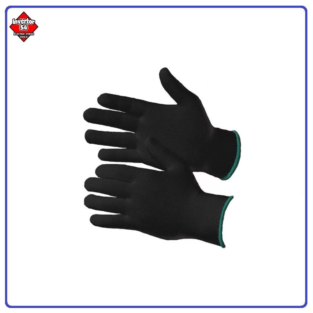 Нейлоновые перчатки черные для чувствительных тонких работ