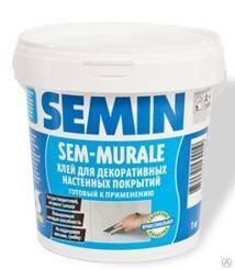 Клей для гибких декоративных покрытий SEM-MURALE 5 кг Semin 