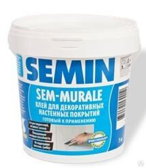 Клей для гибких декоративных покрытий SEM-MURALE 10 кг Semin