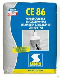 Шпатлевка CE 86 25 кг мешок Semin