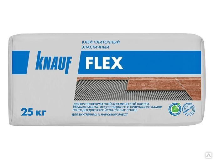 Смесь сухая клеевая на цементной основе Кнауф-Флекс 25 кг Knauf #1