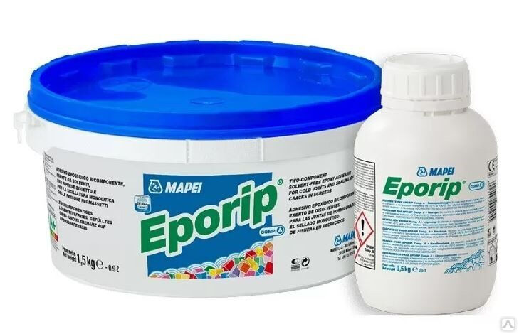 Клей эпоксидный Eporip Mapei компоненты A+B 2 кг