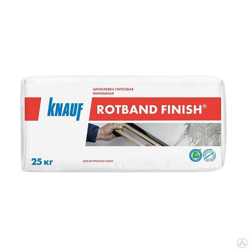 Шпаклевка гипсовая финишная Knauf Rotband Finish 25 кг