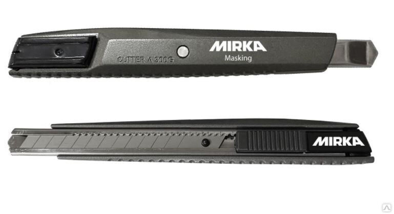 Нож универсальный со сменными лезвиями 9мм MIRKA