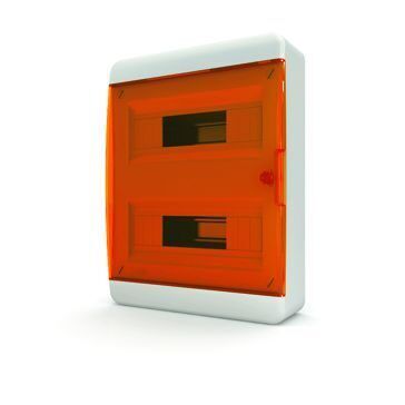 Щит навесной ЩРН-П-24, IP41, прозрачная оранжевая дверца TEKFOR