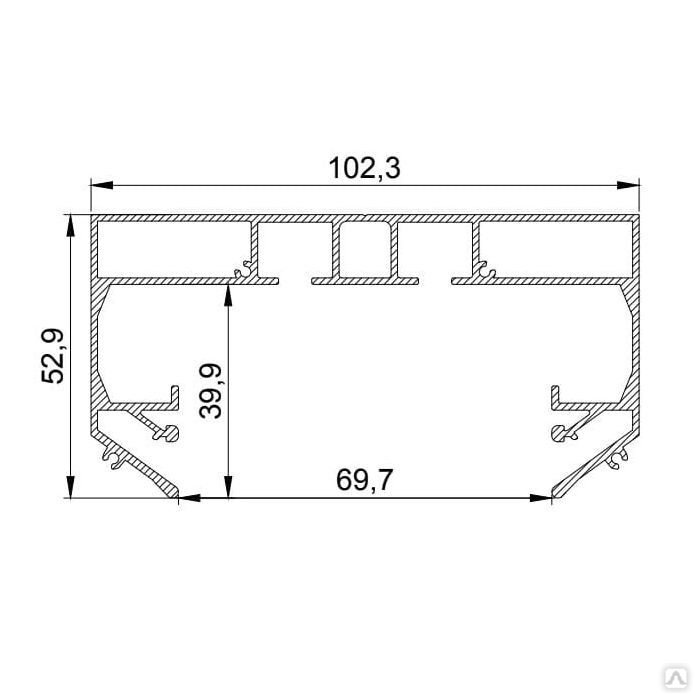 Скрытый карниз lumfer sk01