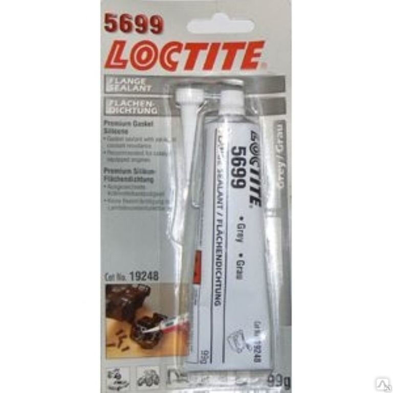 Силиконовый нейтральный герметик, серый Loctite 5699 GY 95G CN