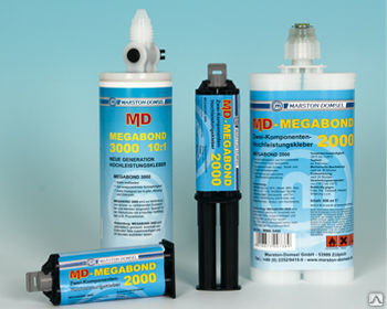 Высокопрочный клей MD-Megabond 2000 5 мин 2-компонентный 1:1 Блистер 25г