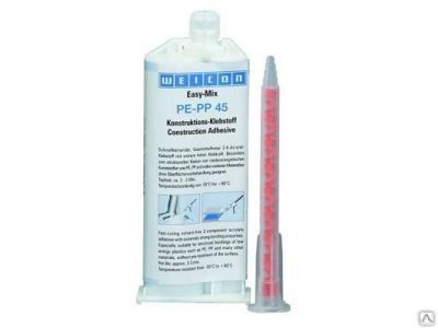 Высокопрочный 2-компонентный конструкционный клей на основе ММА Для PE-PP Easy-Mix PE-PP 38 мл