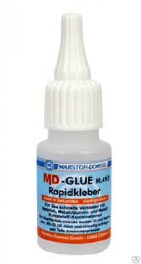 Цианоакрилатный клей MD-GLUE M493 Бутылка 5г для гладких металлов и резины