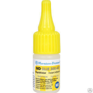 Цианоакрилатный клей для сильно пористых и неровных поверхностей MD-GLUE 300.431 Бутылка 10 г