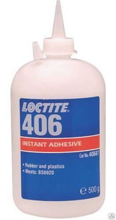 Клей LOCTITE 406, 500гр цианоакрилатный для эластомеров и резины 