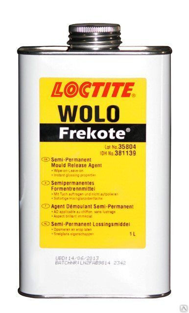 Разделительная смазка для изготовления полимерных изделий с гелькоутом Loctite Frekote WOLO 1L