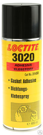 Спрей для технологической фиксации вырубленных прокладок Loctite 3020 400ML