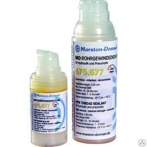 Герметик резьбовой, средней прочности, гелеобразный для неактивных металл MD-RG 675.577 Бутылка 250 г
