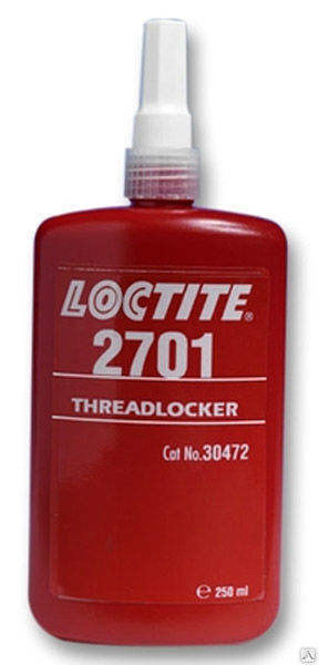 Резьбовой фиксатор высокой прочности для неактивных материалов Loctite 2701 250ML