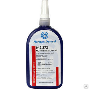 Резьбовой фиксатор высокой прочности, высокой вязкости, высокотемпературны MD-SS 642.272 Бутылка 250 г