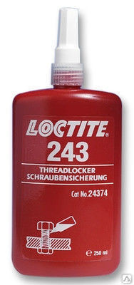 Фиксатор резьбовой средняя прочность Loctite 243 250 ML 2