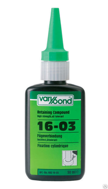 Анаэробный клей для шовных соединений высокой прочности, 0.1 мм VARYBOND 16-03 Бутылка 50 мл