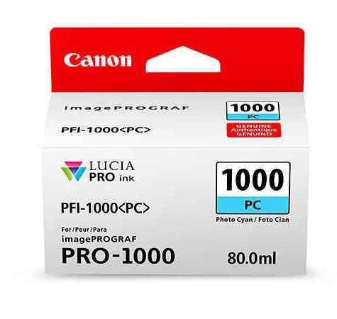Картридж Canon PFI-1000PC Photo Cyan 80 мл (0550C001)