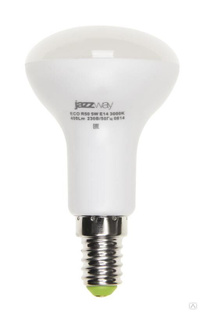 Лампа светодиодная PLED-ECO 5 Вт R50 3000К тепл. бел. E14 400лм 220-240В JazzWay 1037015A 