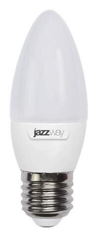 Лампа светодиодная PLED-SP 9 Вт C37 свеча 3000К тепл. бел. E27 820лм 230В JazzWay 5001923A