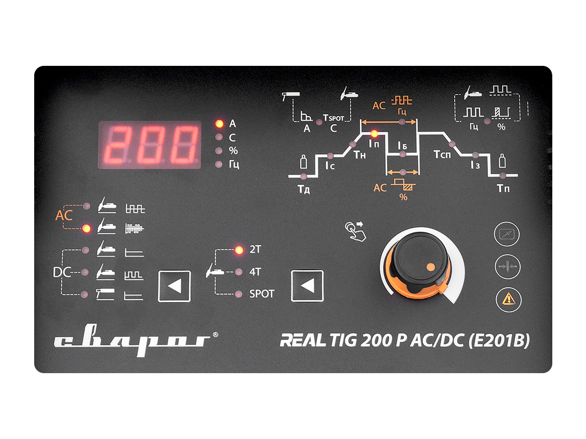 Сварочный инвертор Сварог REAL TIG 200 P AC/DC Black (E201B) 7