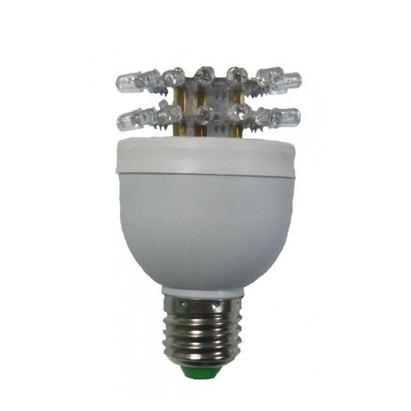 Лампа светодиодная ЛСД 220 ШД 2 яруса красная (4 Вт, 20 Кд) AGM-TECH